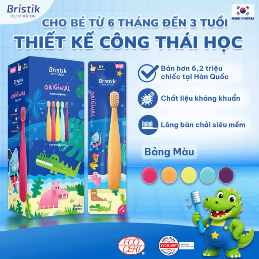BÀN CHẢI CÔNG THÁI HỌC CHO BÉ